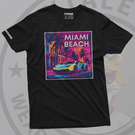 FoxTale Miami Vibes, Short Sleeve Tee