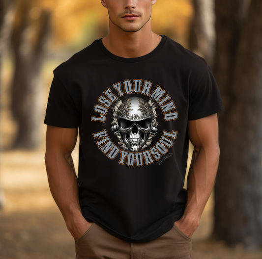 FoxTale Mindful Skull, Short Sleeve Tee